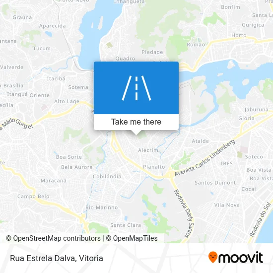 Rua Estrela Dalva map