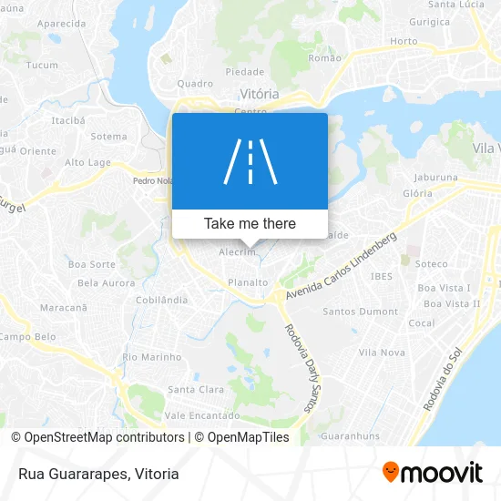 Rua Guararapes map