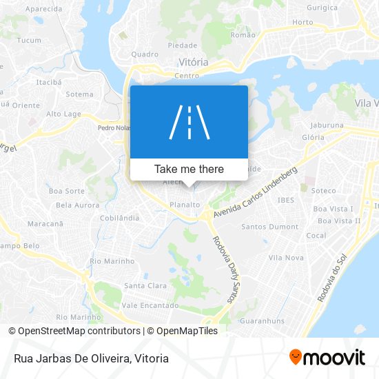 Rua Jarbas De Oliveira map