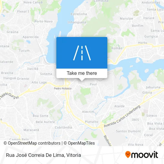 Rua José Correia De Lima map