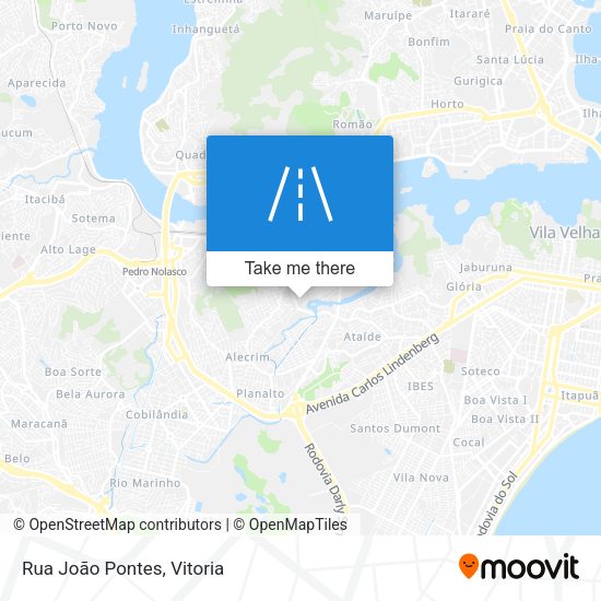 Rua João Pontes map