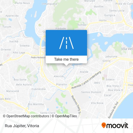Rua Júpiter map