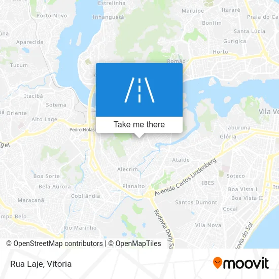 Rua Laje map