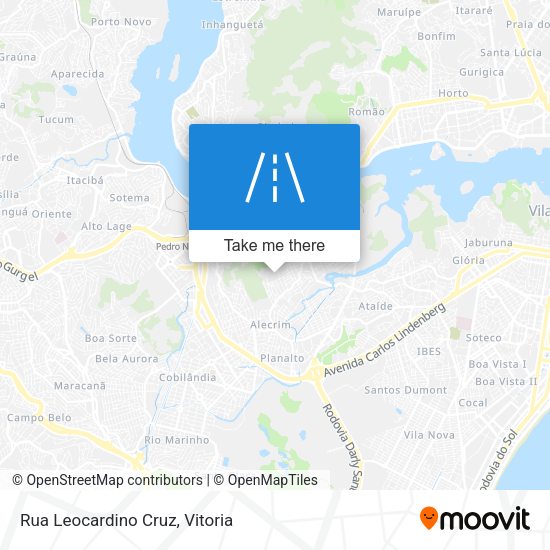 Rua Leocardino Cruz map