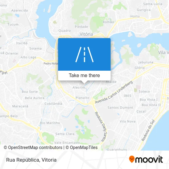 Rua República map