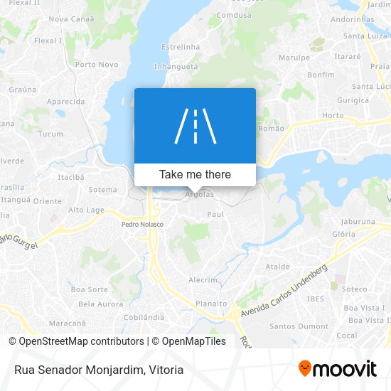 Rua Senador Monjardim map