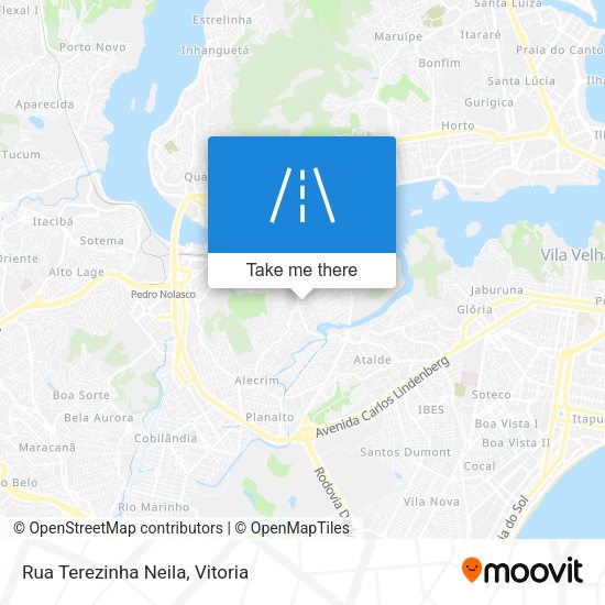 Rua Terezinha Neila map