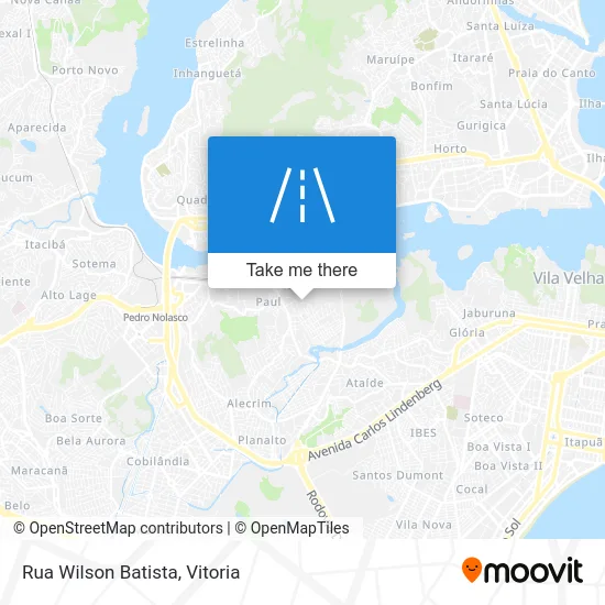 Rua Wilson Batista map