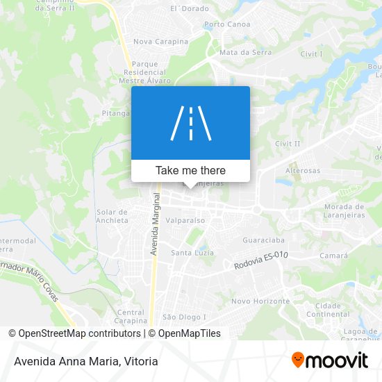 Avenida Anna Maria map