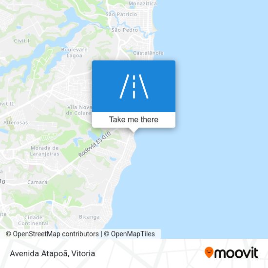Avenida Atapoã map