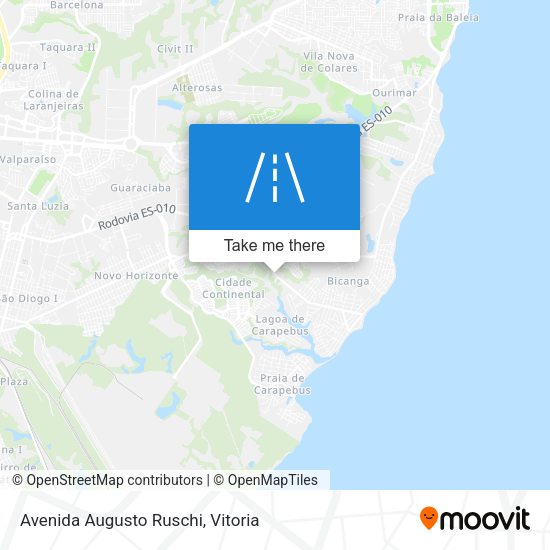 Avenida Augusto Ruschi map