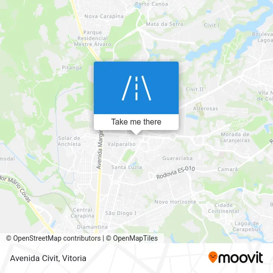 Avenida Civit map