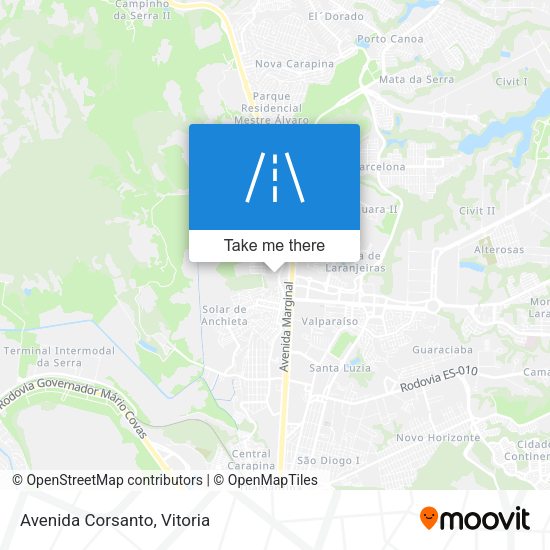 Avenida Corsanto map