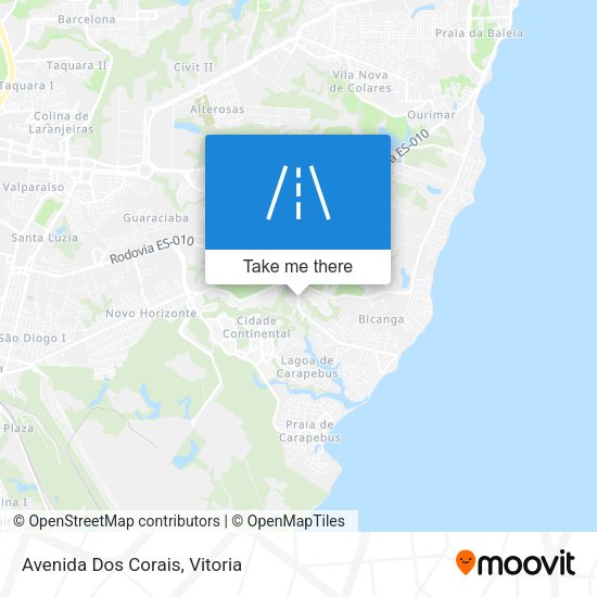 Avenida Dos Corais map