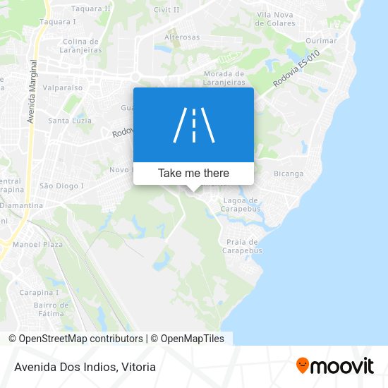 Avenida Dos Indios map