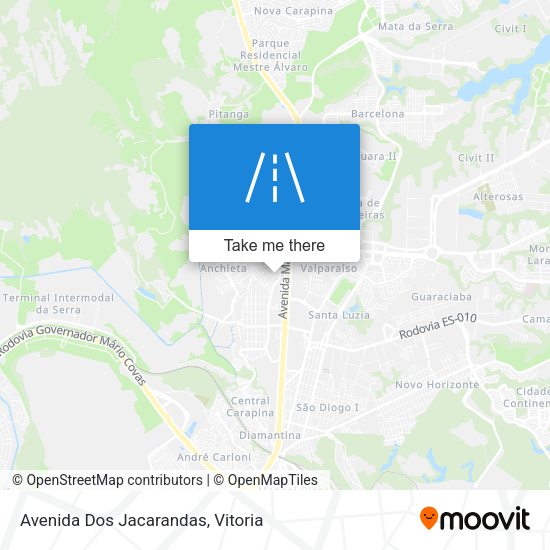 Avenida Dos Jacarandas map