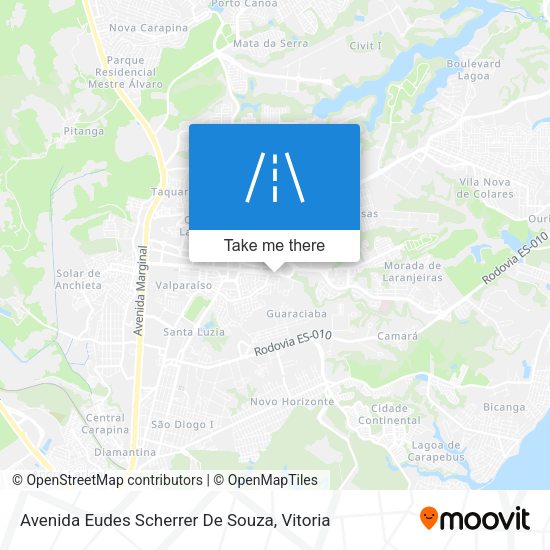 Avenida Eudes Scherrer De Souza map