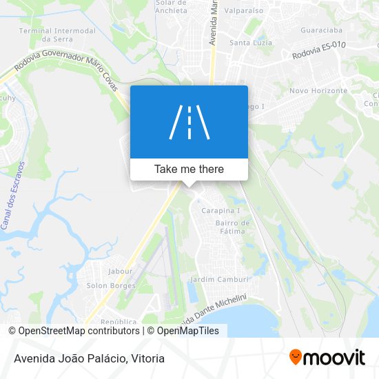 Avenida João Palácio map