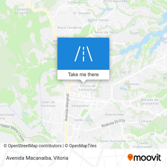 Avenida Macanaiba map