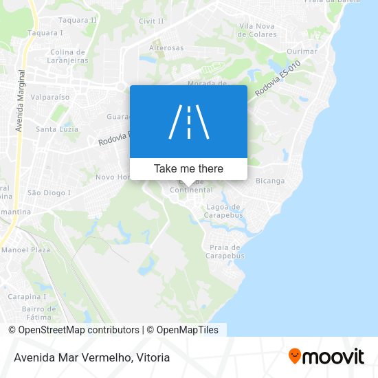 Avenida Mar Vermelho map