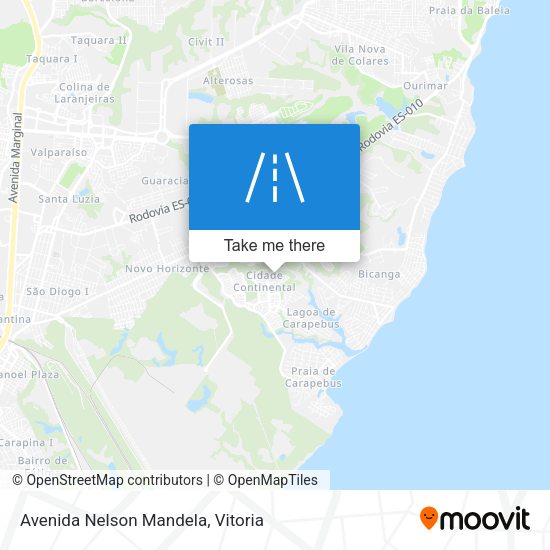 Avenida Nelson Mandela map