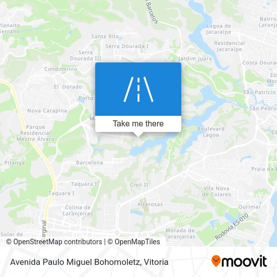 Avenida Paulo Miguel Bohomoletz map