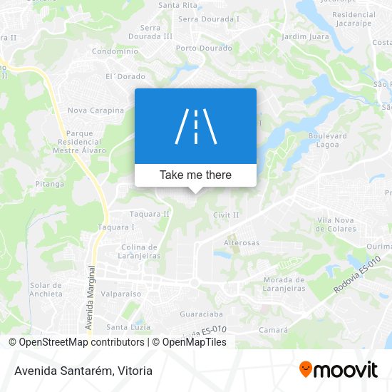 Avenida Santarém map