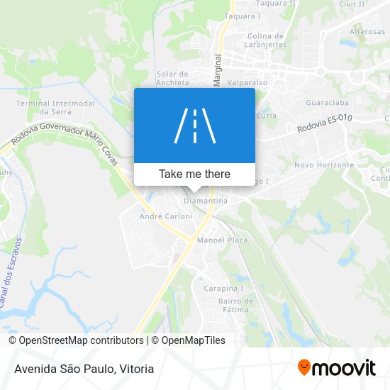 Avenida São Paulo map