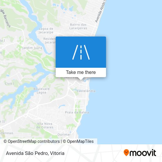Avenida São Pedro map