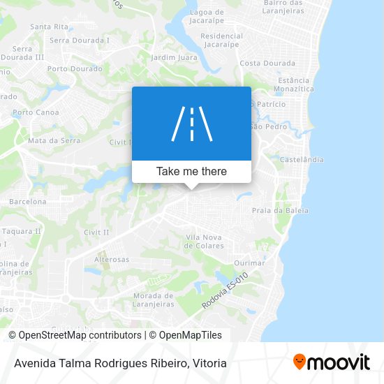 Avenida Talma Rodrigues Ribeiro map