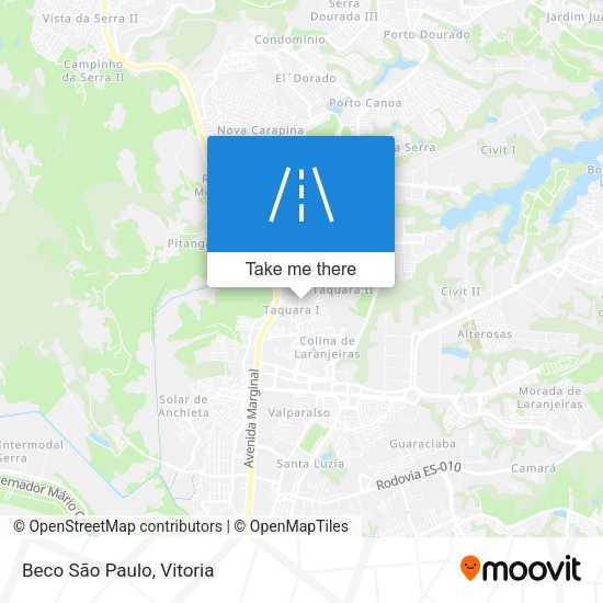 Beco São Paulo map