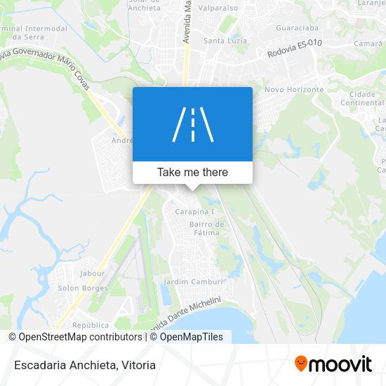 Escadaria Anchieta map