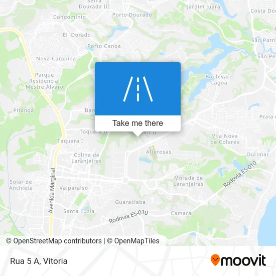 Rua 5 A map