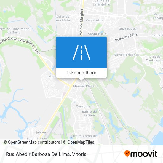 Rua Abedir Barbosa De Lima map