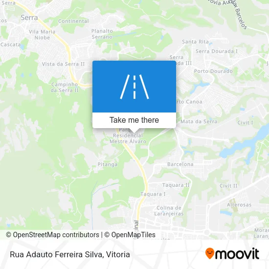 Rua Adauto Ferreira Silva map