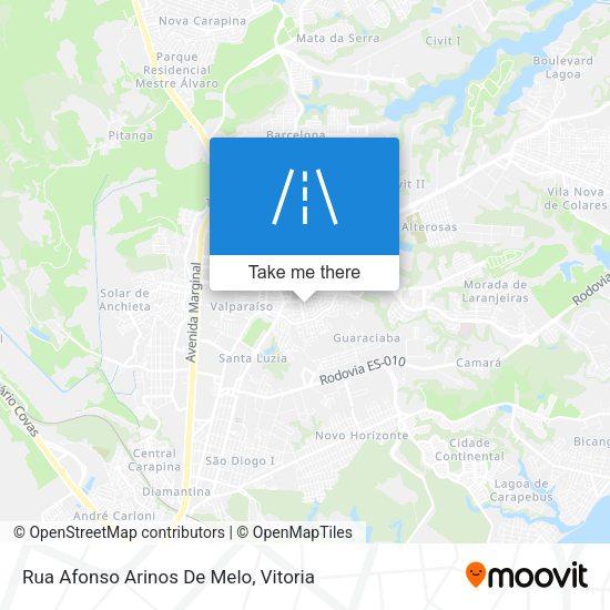 Rua Afonso Arinos De Melo map