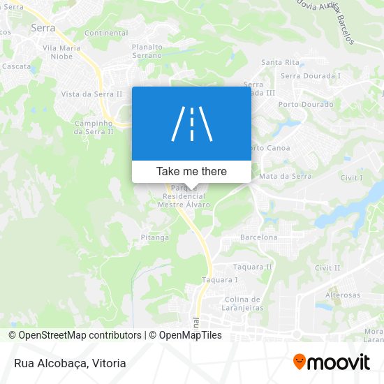 Rua Alcobaça map