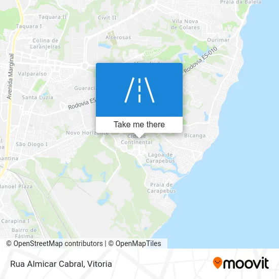 Rua Almicar Cabral map