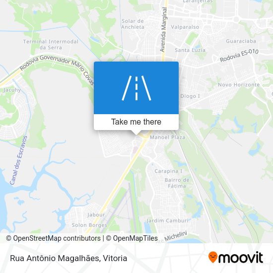 Rua Antônio Magalhães map
