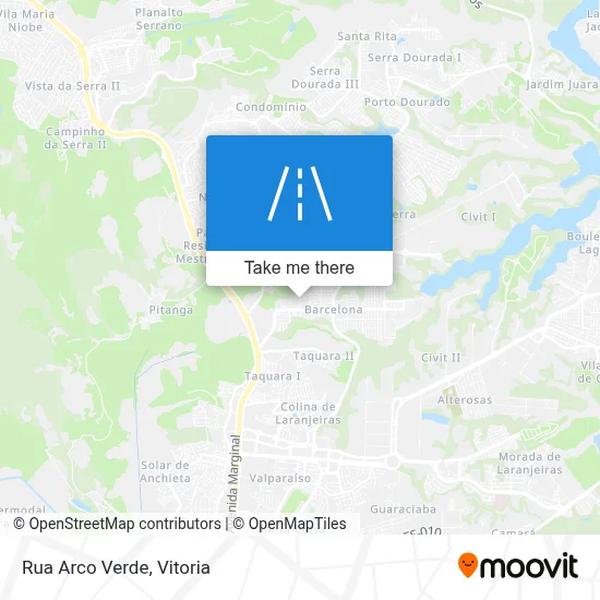 Rua Arco Verde map