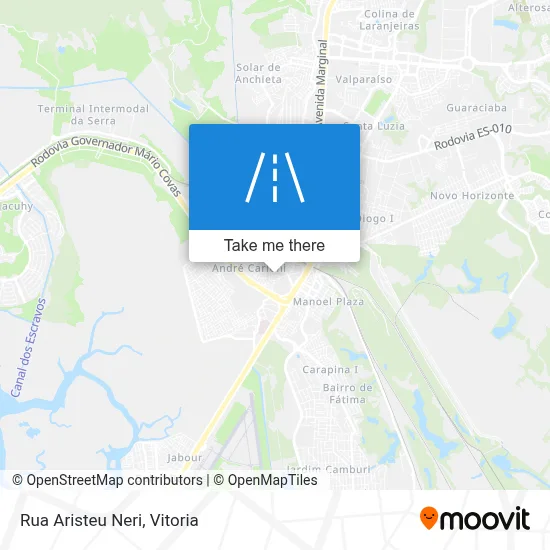 Rua Aristeu Neri map
