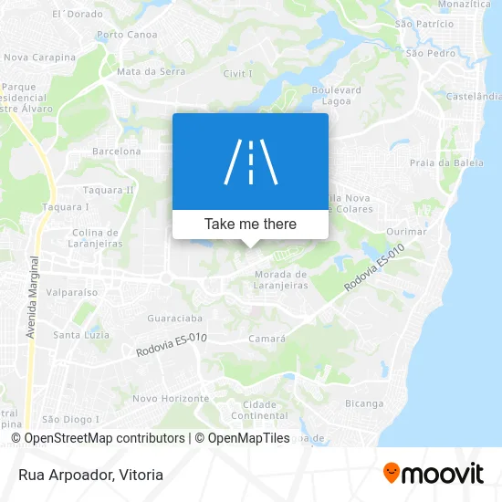 Rua Arpoador map