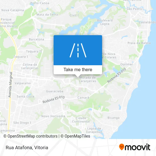 Rua Atafona map