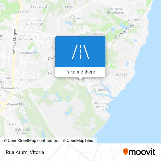 Rua Atum map