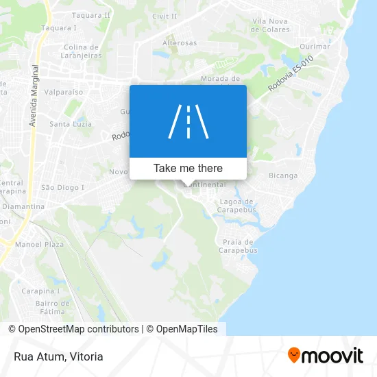 Rua Atum map