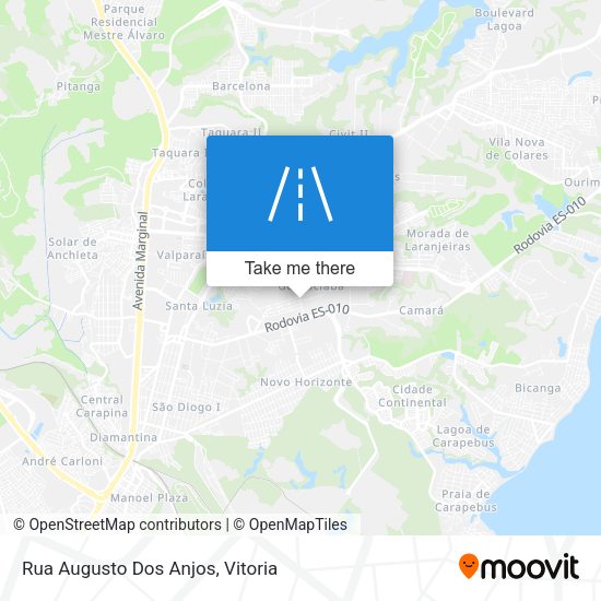 Rua Augusto Dos Anjos map