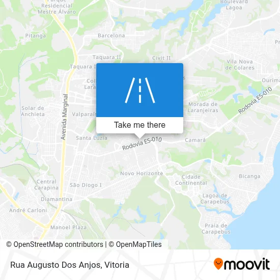Rua Augusto Dos Anjos map