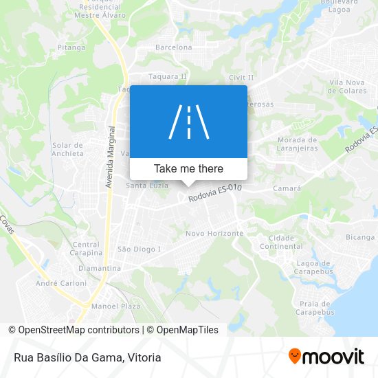 Rua Basílio Da Gama map