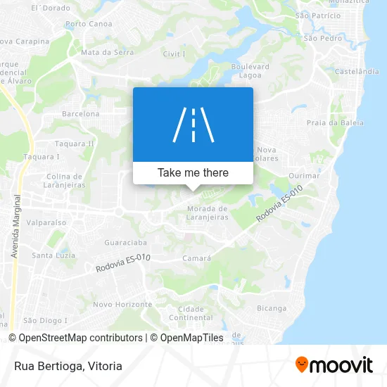 Rua Bertioga map