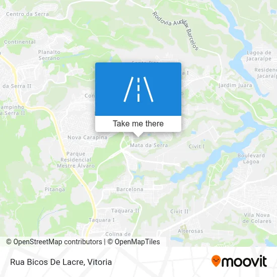 Rua Bicos De Lacre map